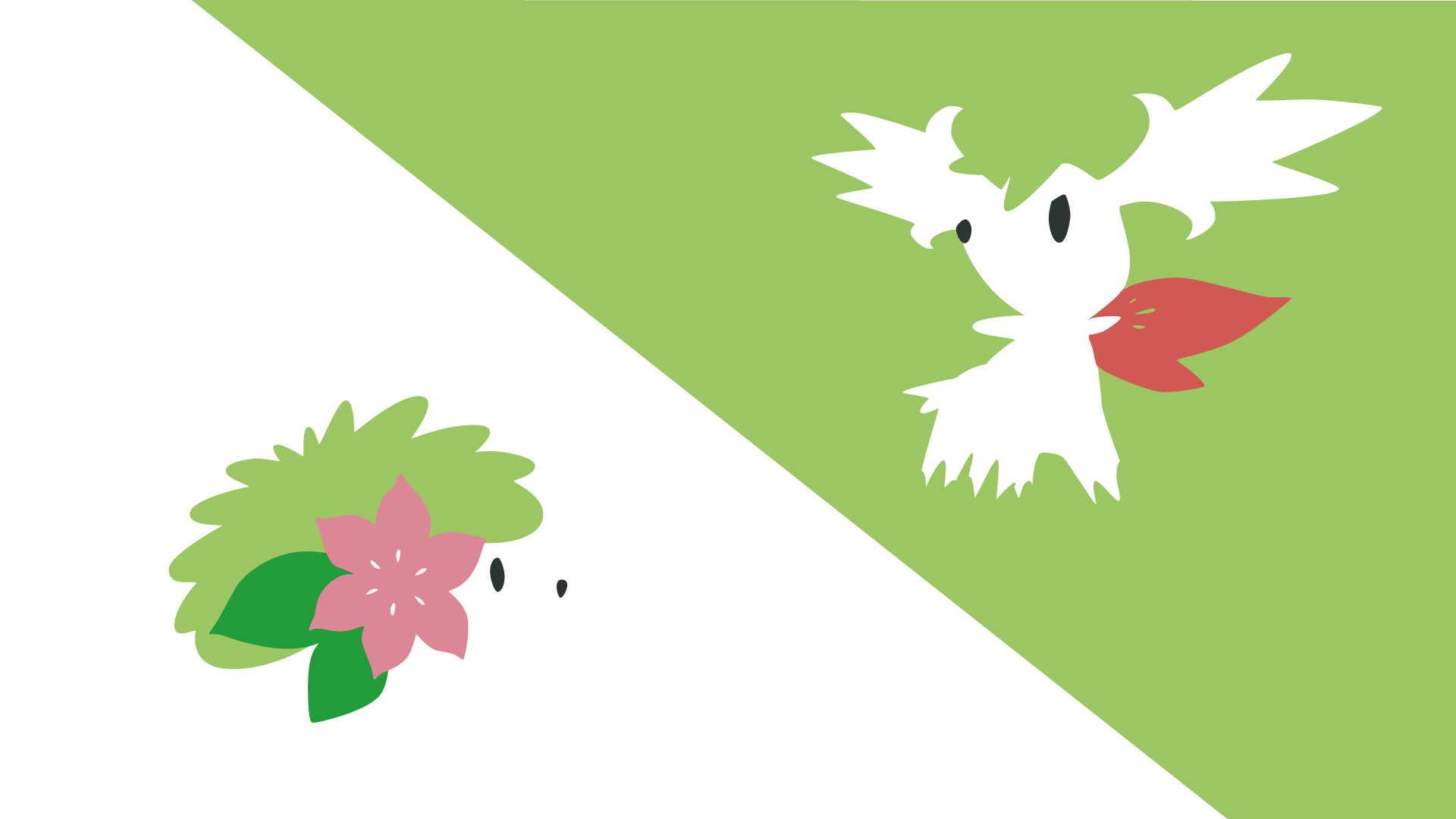 Shaymin Minimalist Vector