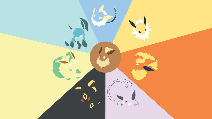 Eeveelutions Wallpaper by Krukmeister on DeviantArt