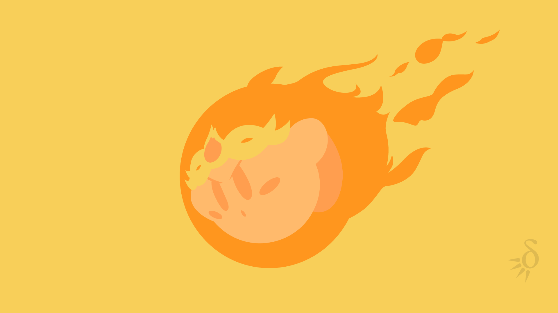 Burning Kirby