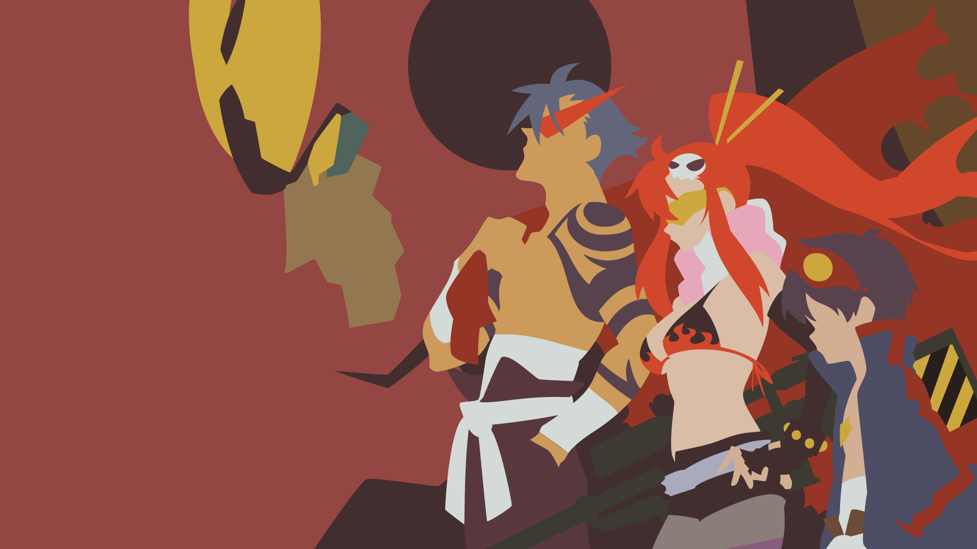 Tengen toppa gurren lagann Wallpaper by Dragon-07 on DeviantArt