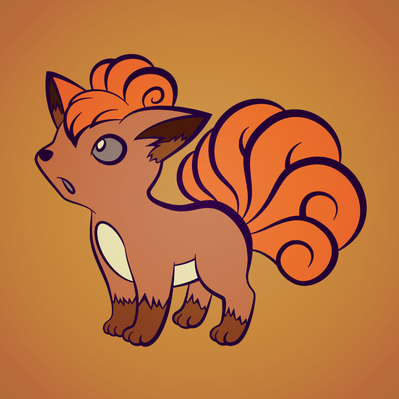 Vulpix (More lineart practice) by Krukmeister on DeviantArt