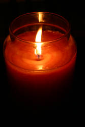 Candle in the dark