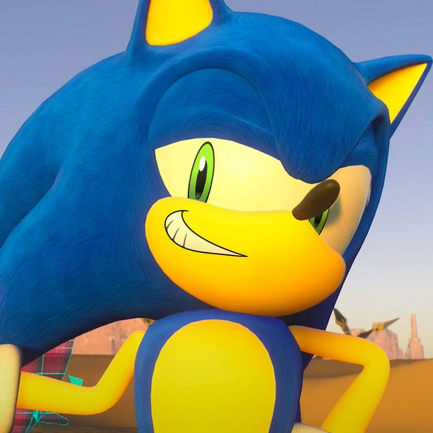 sonic frontiers draw over by theGalaxyCowboy on DeviantArt