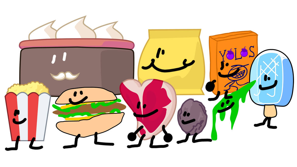 BFDI Mini Delicious Contestants by AlphabetLoreGFan on DeviantArt
