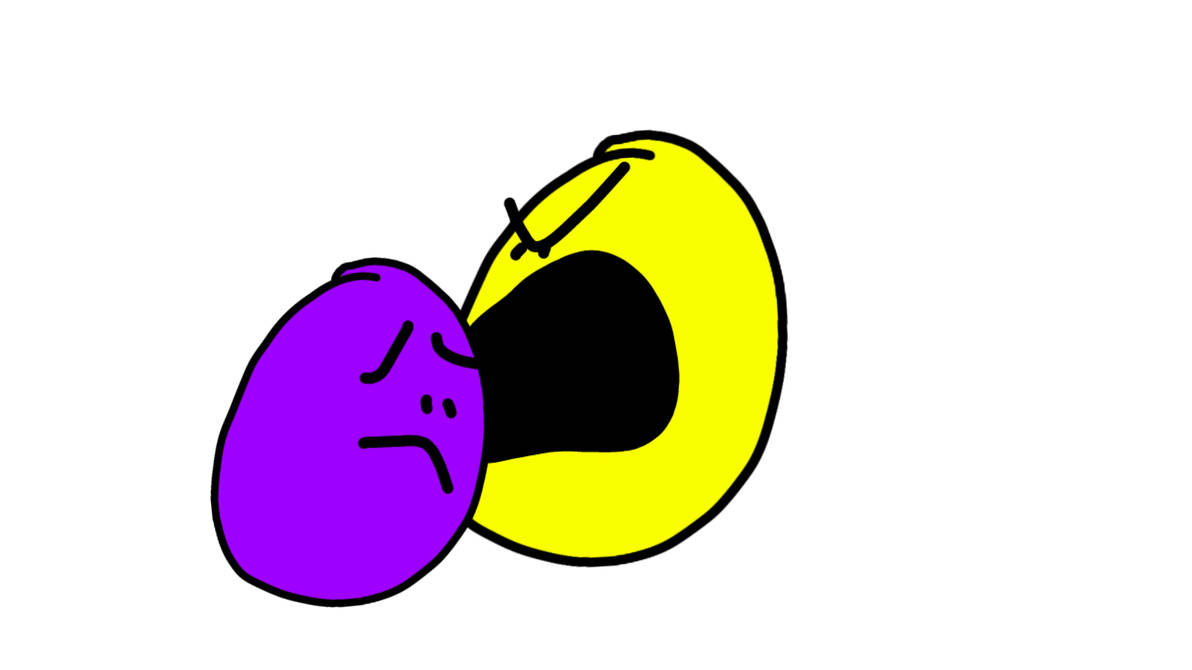 BFDI: Yellow Face Eats Purple Face by AlphabetLoreGFan on DeviantArt