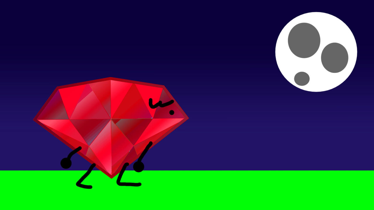 Bfdi Howl Ruby BFB Split: Ruby Howl At The Moon by AlphabetLoreGFan on DeviantArt