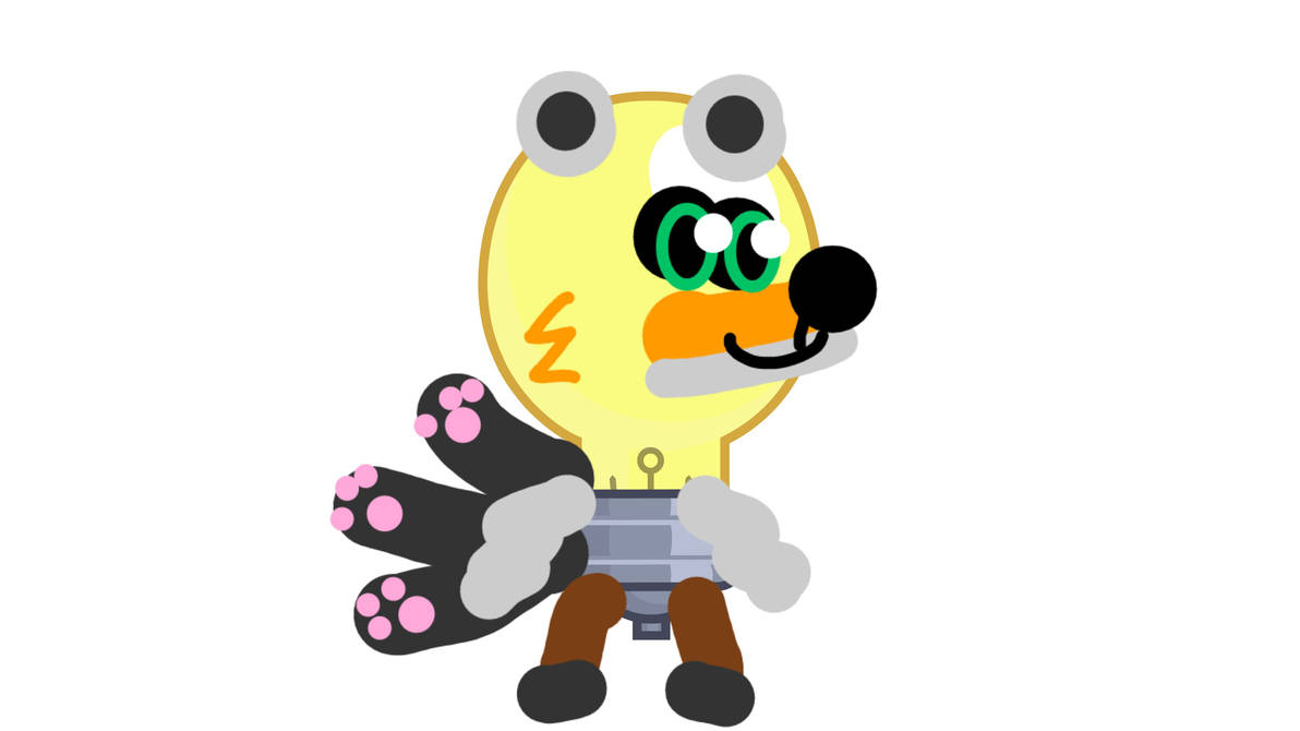 The Second Light Rabbit II: Lightbulb Becoming A Creature by AlphabetLoreGFan on DeviantArt