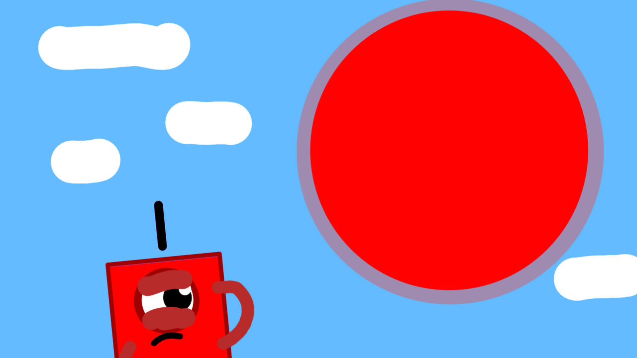 Numberblocks: Numberblock One Sees Red Giant Sun by AlphabetLoreGFan on ...