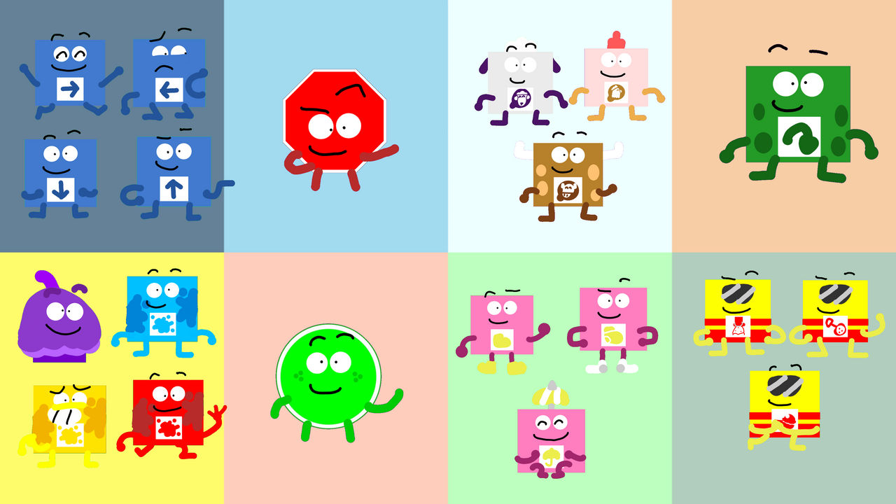 If Wonderblocks Were On BFB Teams by AlphabetLoreGFan on DeviantArt