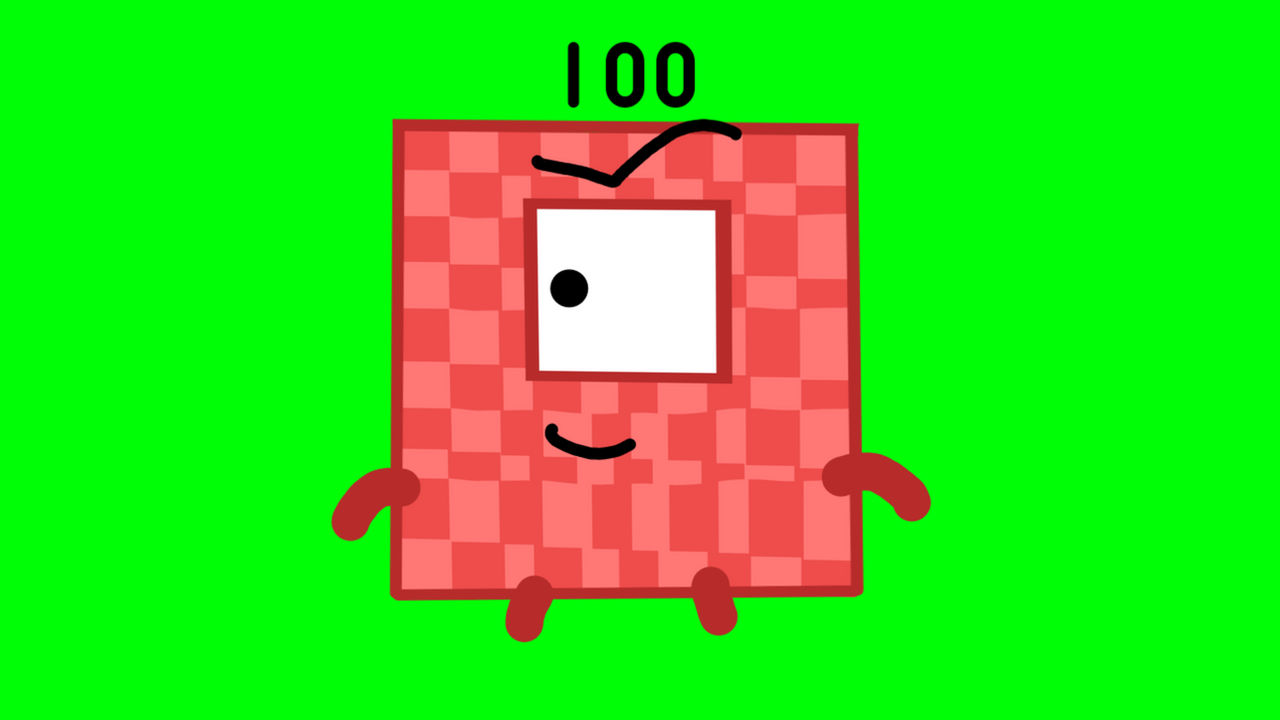 Numberblocks: Numberblock 100 (Redesign) by AlphabetLoreGFan on DeviantArt