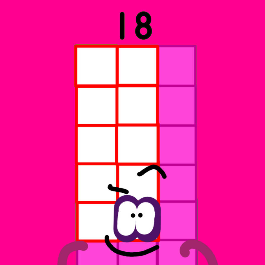 Number Blocks 18 Sign Numberblocks: Eighteen Voting Screen by AlphabetLoreGFan on DeviantArt