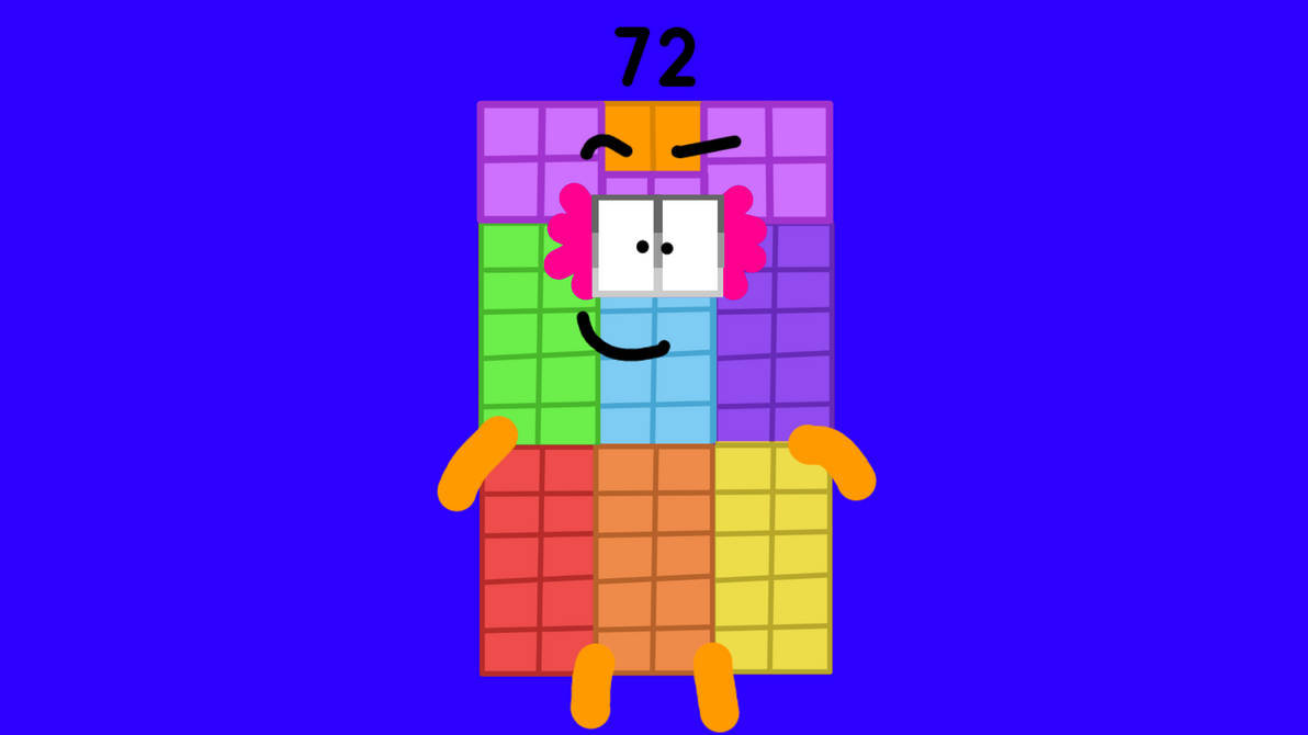 Numberblocks: Numberblock 72 (Official) by AlphabetLoreGFan on DeviantArt
