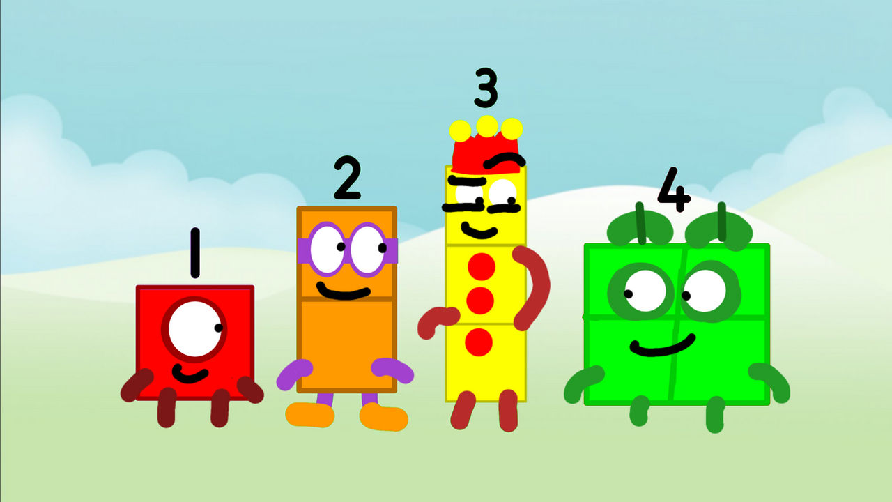 Numberblocks: Four Screenshot Redraw by AlphabetLoreGFan on DeviantArt