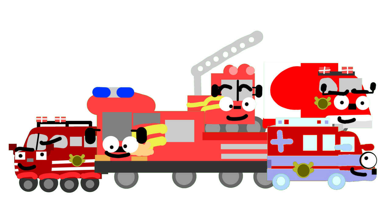 Red Rescue Team Cover Red Bus: Our 2 Vehicles Joins Red Rescue Team by AlphabetLoreGFan on ...