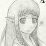 Princess Zelda (Skyward Sword) Drawing