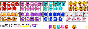 16-Bit Pac-Man Sprite Sheet by SuperStarfy2002 on DeviantArt