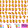 16-Bit Ms. Pac-Man Sprites