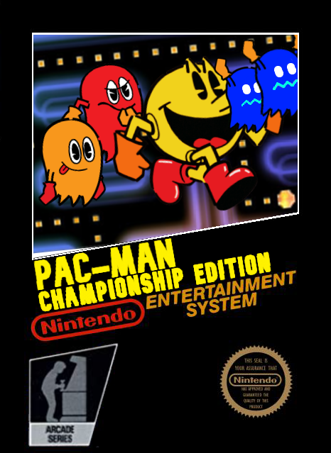 Pac-Man CE NES Box Art (US Version) by SuperStarfy2002 on Pac-Man CE NES Box Art (US Version) by SuperStarfy2002 on