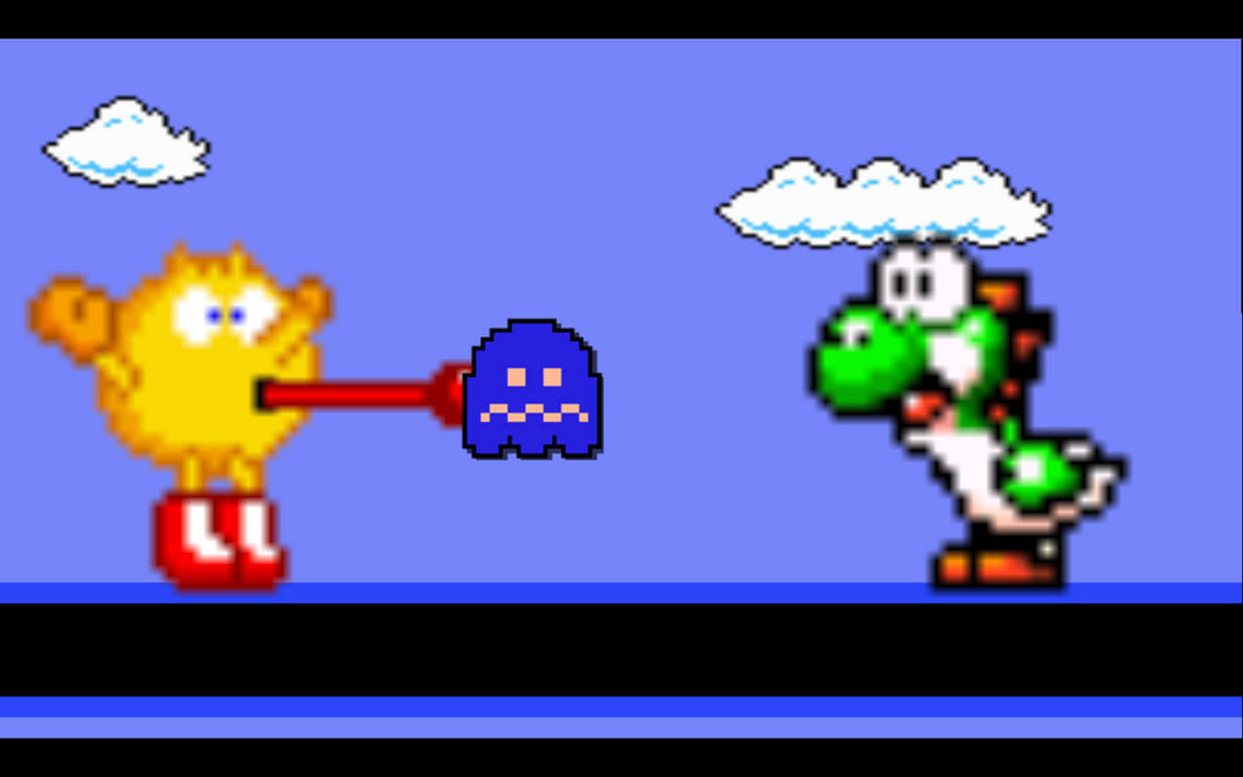 Pacster Deviantart Rage Pacster impresses Yoshi by SuperStarfy2002 on DeviantArt