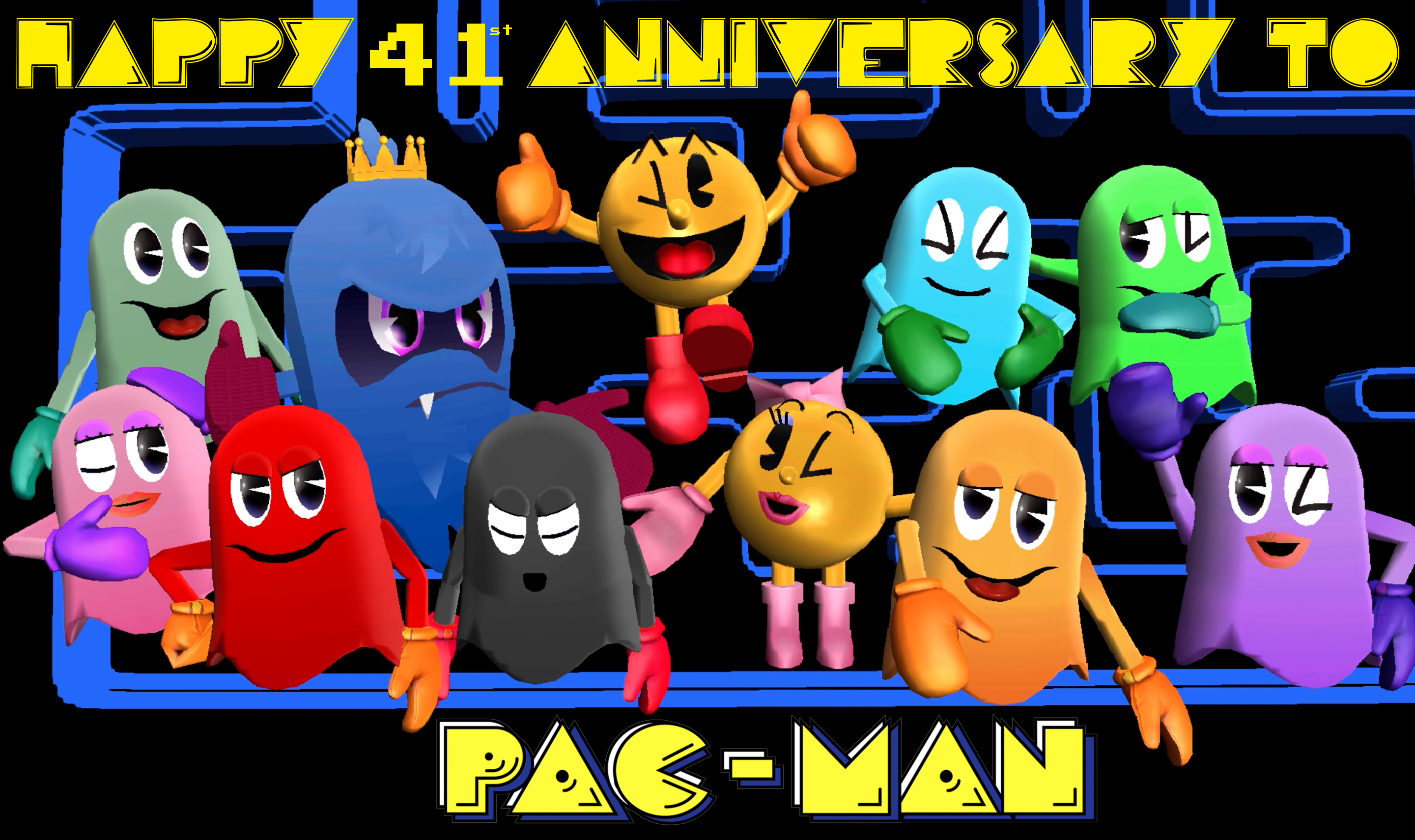 Happy 41st Anniversary Pac-Man