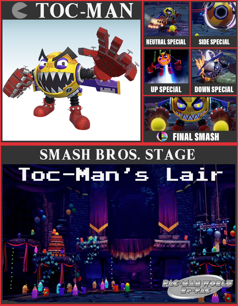 Ssb Move Set Smash Bros Moveset: Toc-Man by SuperStarfy2002 on DeviantArt