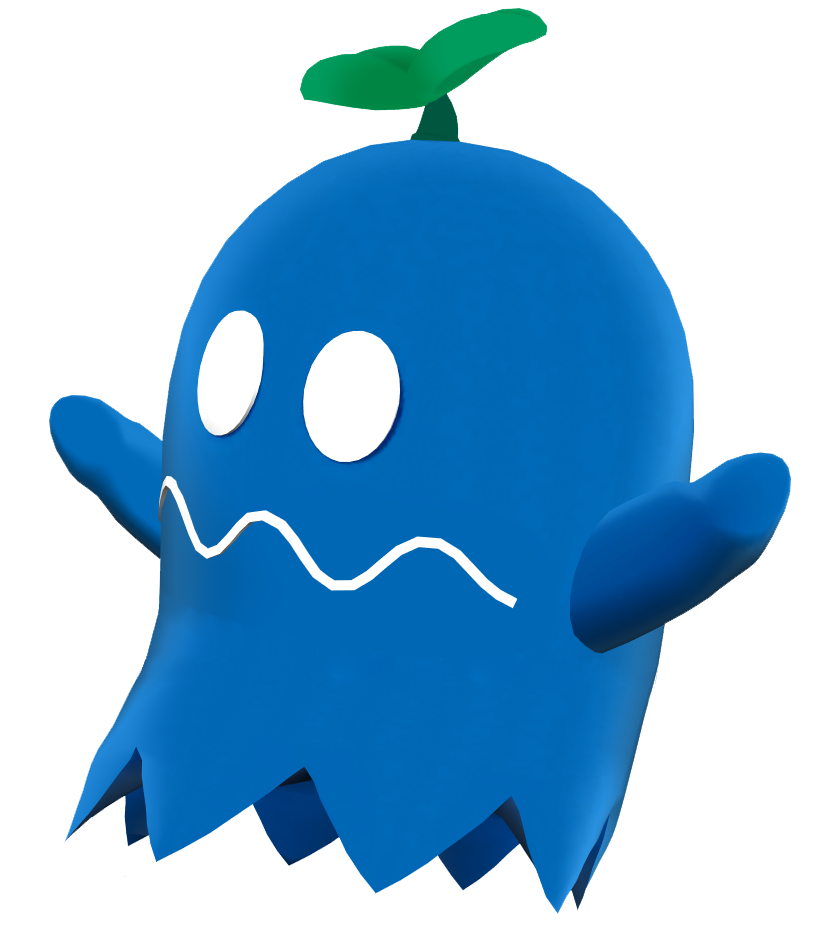 Blue Pac Man Ralph Izike/Turn To Blue (Pac-Man Plus) 3D Render by SuperStarfy2002 on ...