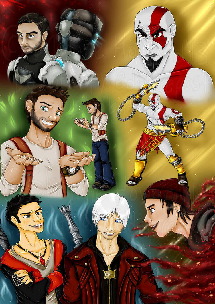 Some of the Gaming guys by shaloneSK on DeviantArt