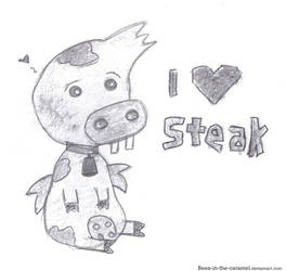 I love Steak