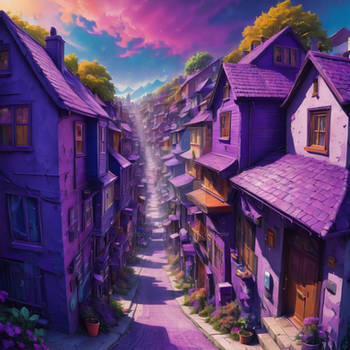 The purple town