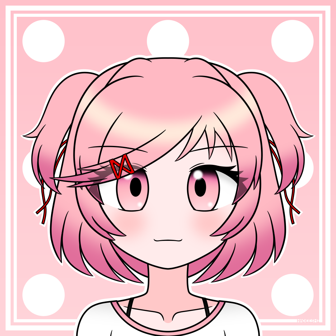 Natsuki Simple DDLC - Natsuki (Casual) by HadeeSmi on DeviantArt