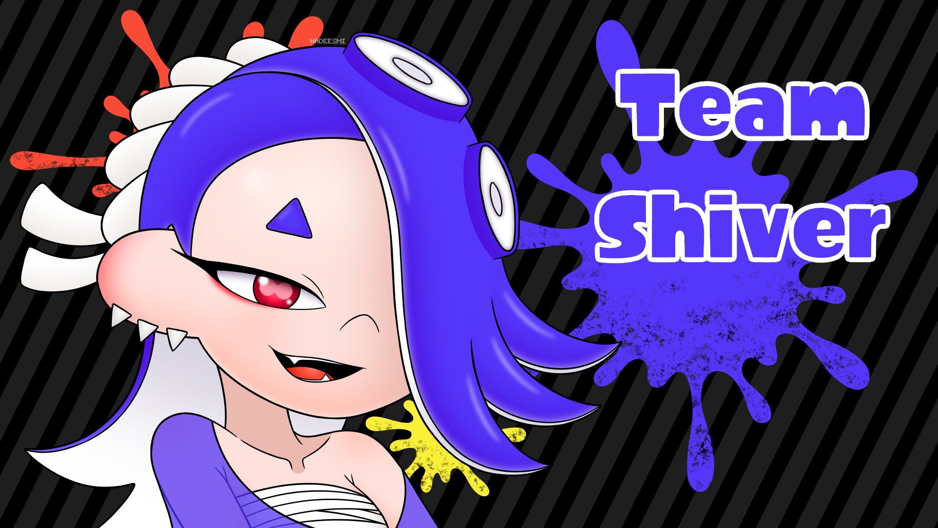 Shiver Writing Splatoon - Team Shiver by HadeeSmi on DeviantArt