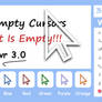 Empty Cursor White