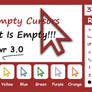 Empty Cursor Red