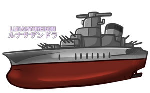 Choro-Qfied Yamato Ship by LunaHydreigon