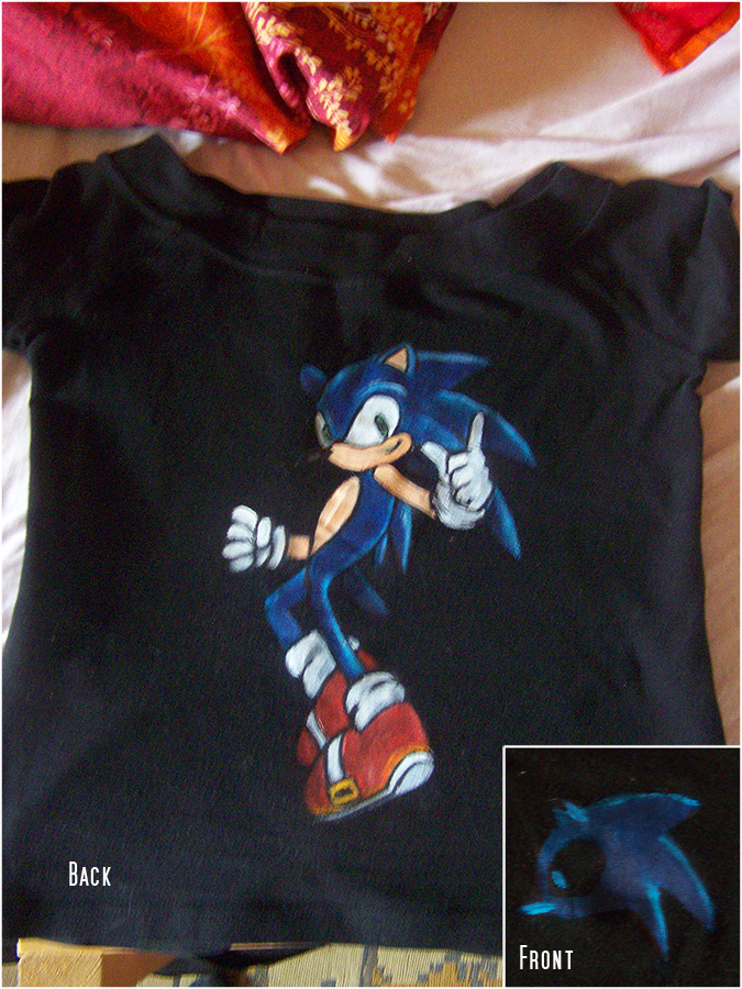 Sonic the Hedgehog T-Shirt by stardrop