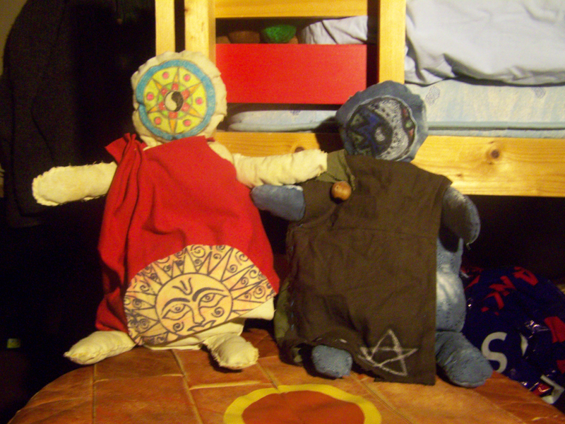 King Oak and Holly Dollies WIP by stardrop