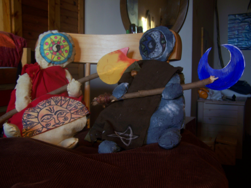 King Oak and King Holly dolls by stardrop