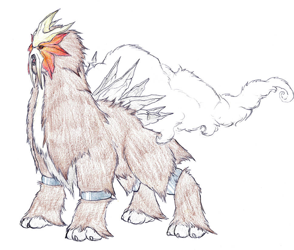 Entei by jeremycoppers on DeviantArt