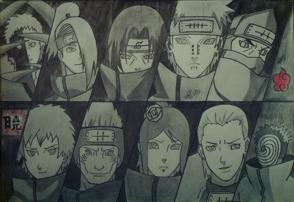 Graphics Tablet Akatsuki The Akatsuki by AhladSethi on DeviantArt