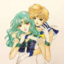 Sailor Neptune and Uranus