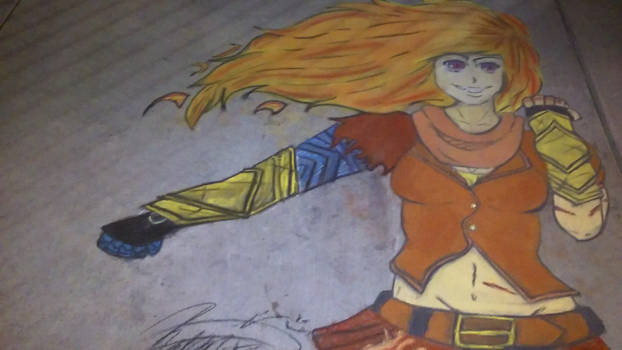 chalk art yang