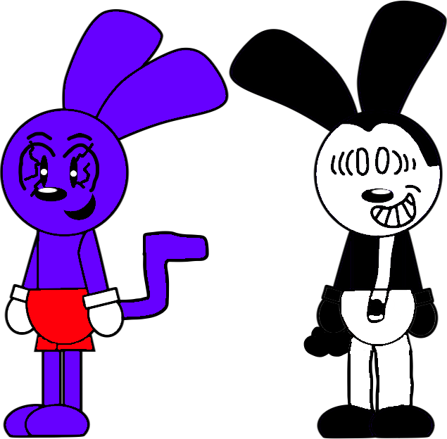 Clone Riggy Smiling Clone Riggy and wi Oswald D-Side. by CupheadxXxBendy123 on DeviantArt
