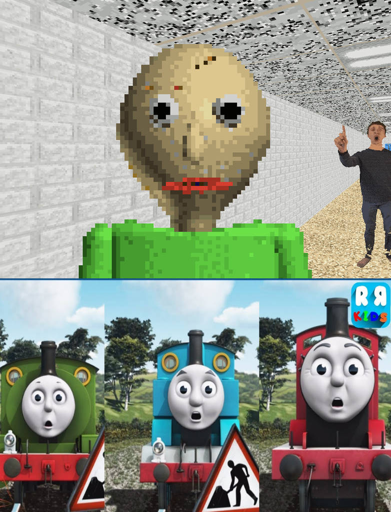 Thomas Percy And James Scared Angry Baldi 3 by CupheadxXxBendy123 on ...