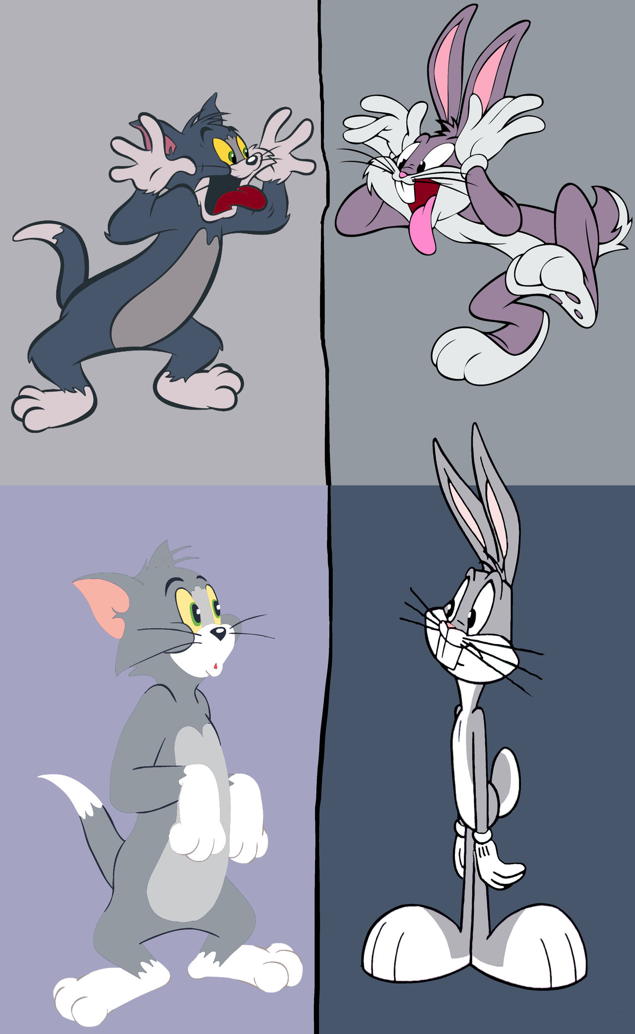 Tom Vs Rabbit Bugs Bunny And Tom by CupheadxXxBendy123 on DeviantArt