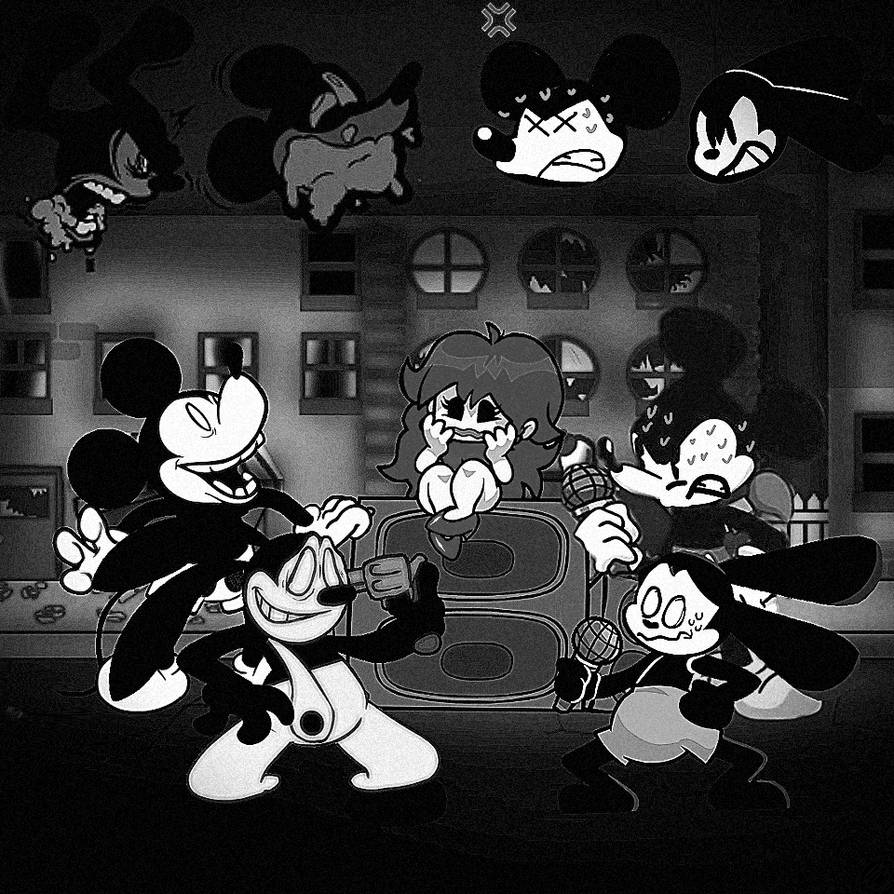 Wi Mouse And Rabbit Vs Epic Mickey And Oswald by CupheadxXxBendy123 on ...