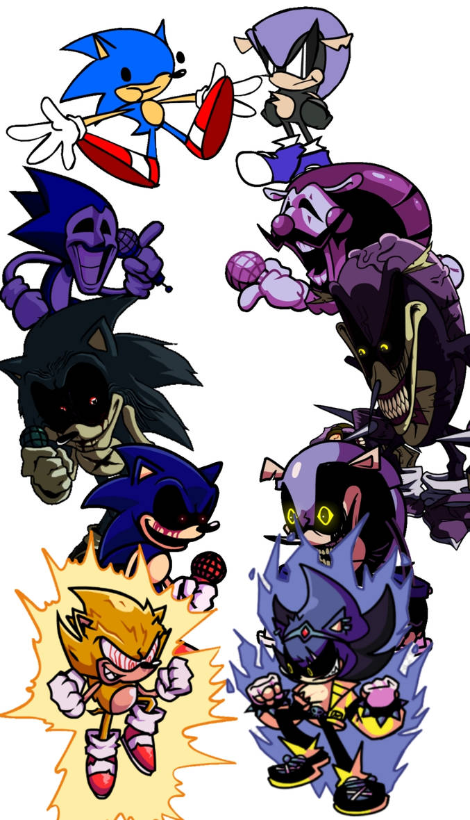 Sonic.Exe Family Meets Mighty.Zip Family by CupheadxXxBendy123 on ...