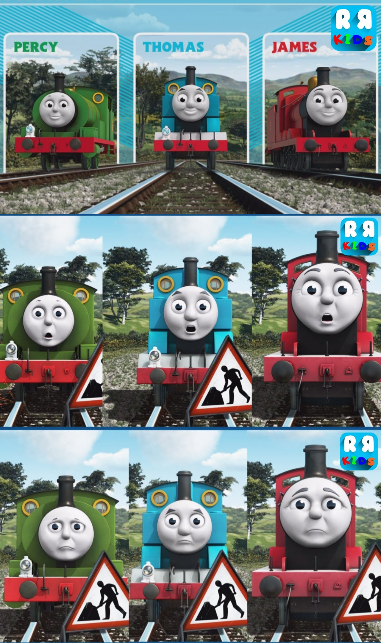 Thomas Percy And James Happy Surprised And Sad by CupheadxXxBendy123 on ...
