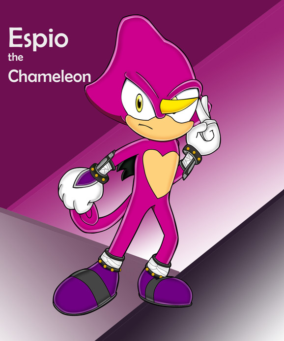 Espio The Chameleon SA Style