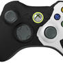 360 Controller Black-White