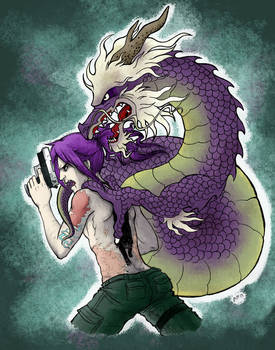 OC- The purple dragon